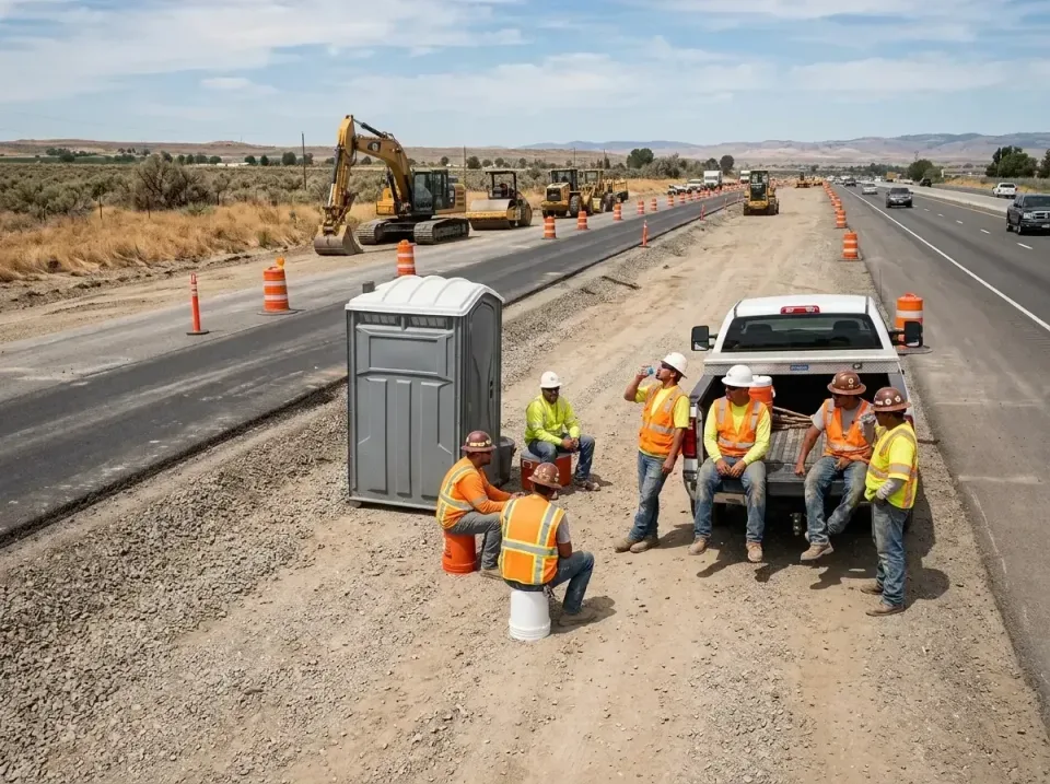 highway-road-construction-crew-007 — frequently asked questions, Porta Potty and Restroom Rentals in Roseburg, OR